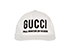 Gucci White Peaked Cap, front view
